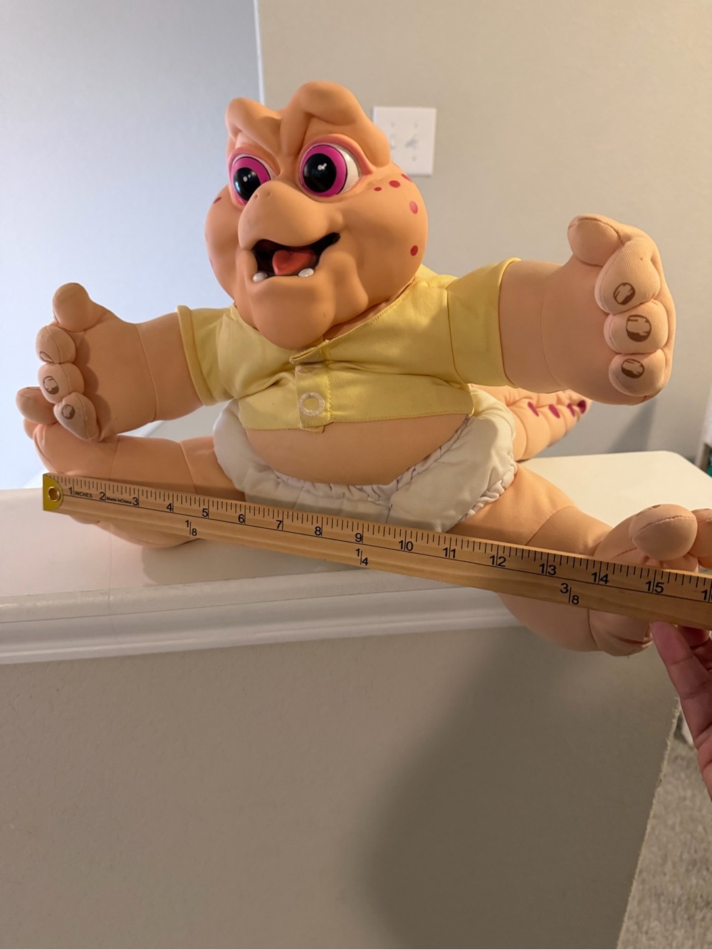 Rare Vintage Baby Sinclair Talking Plush Dinosaurs TV Show Working Sound 90s Toy - Picture 12 of 14